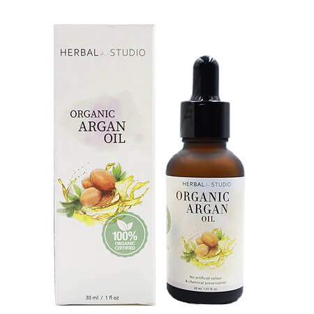Herbal Studio Organic Argan Oil,Herbal Studio Organic Argan Oil 30 ml ,Herbal Studio Organic Argan Oil รีวิว, เซรั่มน้ำมันอาร์แกนออยล์,argan oil,อาร์แกนออยล์,รอยเหี้ยวย่น, ลดรอยเหี่ยวย่น,รอยแผลเป็น,บำรุงผม,ผมเงางาม,